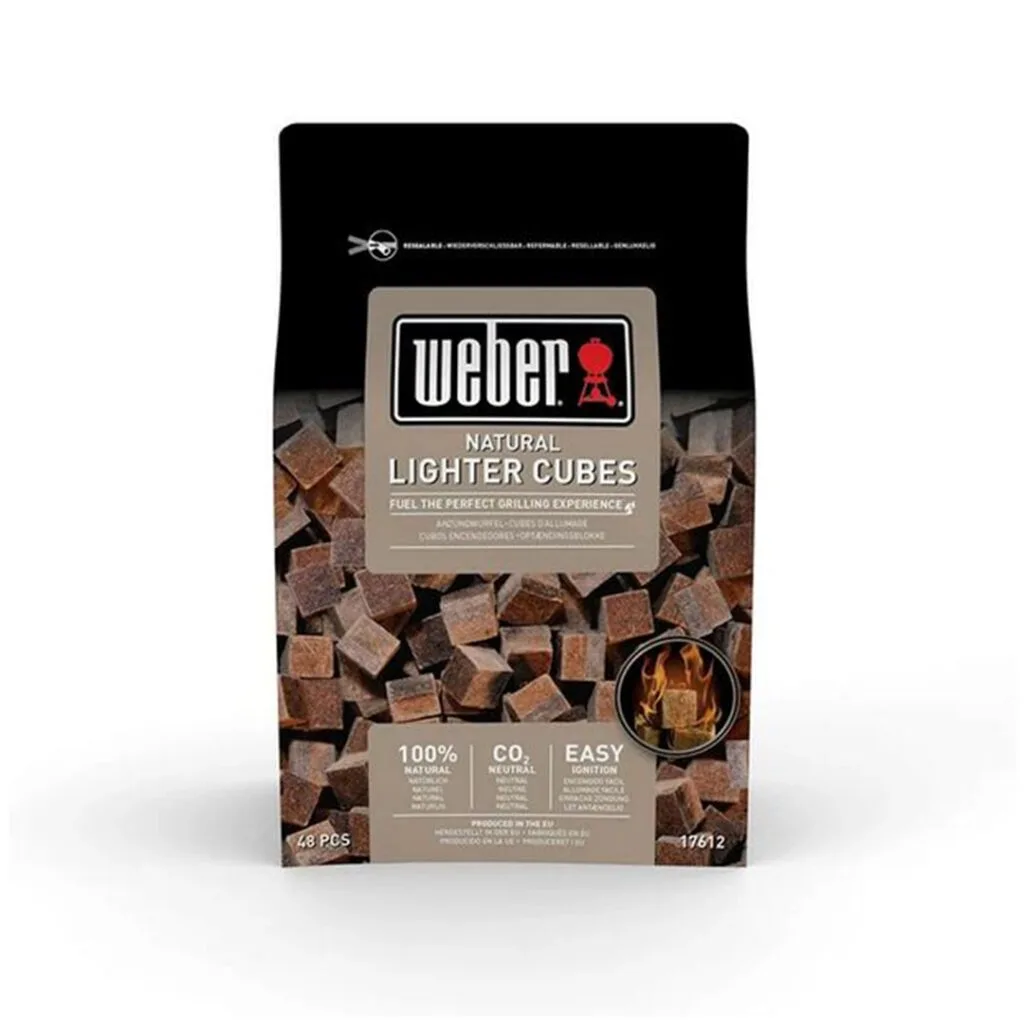 Натуральные кубики для розжига Weber