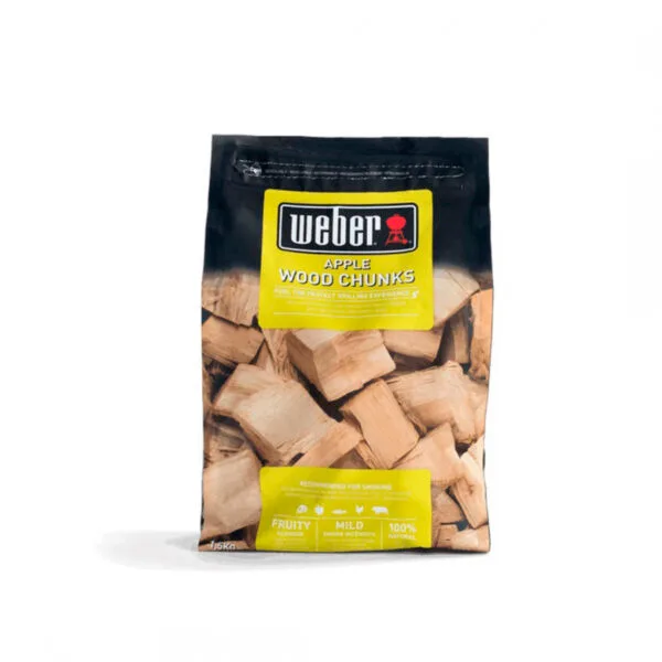 Дрова для копчения Яблоня от Weber (1500 грамм)